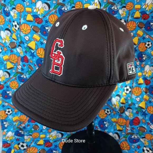 CB BOBCATS Unisex Brown Baseball Cap - Size 7 3/8 - The Game Brand - Super Clean - Picture 1 of 12